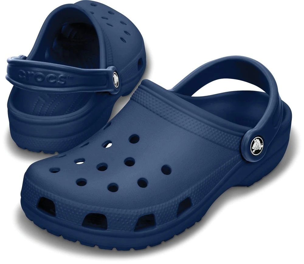Crocs Mens Classic Cayman Clogs New 2022 Crocs Shoe Size 7 8 9 10 11 12 Navy 2 Crocs Mens Classic Cayman Clogs New 2022 Crocs Shoe Size 7 8 9 10 11 12 Navy - Image 2