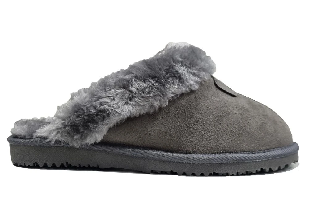 Women's Ella Jill Warm Faux Sheepskin Look Fur Lined Memory Foam Mules Slippers 2 Women's Ella Jill Warm Faux Sheepskin Look Fur Lined Memory Foam Mules Slippers - Image 2