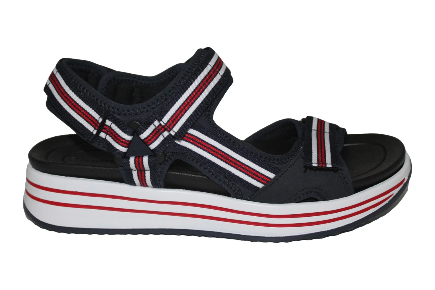 Remonte R2958 Optional Insole Triple Adjustable Summer Navy Walking Sandals 1 Remonte R2958 Optional Insole Triple Adjustable Summer Navy Walking Sandals
