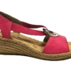 Rieker Wedge Sandals Womens Slip On Espadrille Wedges Size 3 4 5 6 7 8