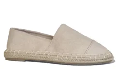 Ladies Krush Faux Suede Nude Flat Espadrilles Summer Shoes