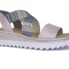 Rieker Low Wedge Stretch Sandals Womens Slip On Summer Sandals
