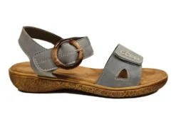 Dr Keller Sandals Blue Buckle Summer Sandals Footbed Comfort Shoes Size