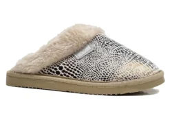 Jo & Joe Women's Clog Slippers Ladies Faux Fur Slippers Size 3 4 5 6 7 8 XMAS GIFT