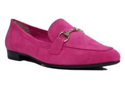 Marco Tozzi Loafers Womens Slip On Smart Loafers Size 3 4 5 6 7 8 Hot Pink