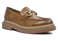 Marco Tozzi Loafers Womens Platform Loafer Shoes Slip On Shoes Size 3 4 5 6 7 8 Brown