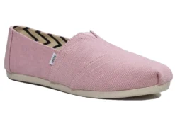 Toms Alpargata Chalky Shoes Womens Slip On Shoes Canvas Espadrille Shoes Size 3 4 5 6 7 8 Pink