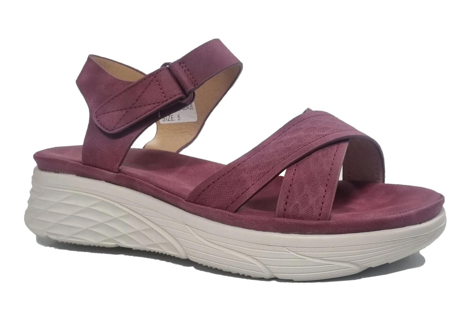 Dr Keller Low Wedge Sandals Womens Easy Fasten Summer Sandals Size 3 4 5 6 7 8 Red 1 Dr Keller Low Wedge Sandals Womens Easy Fasten Summer Sandals Size 3 4 5 6 7 8 Red