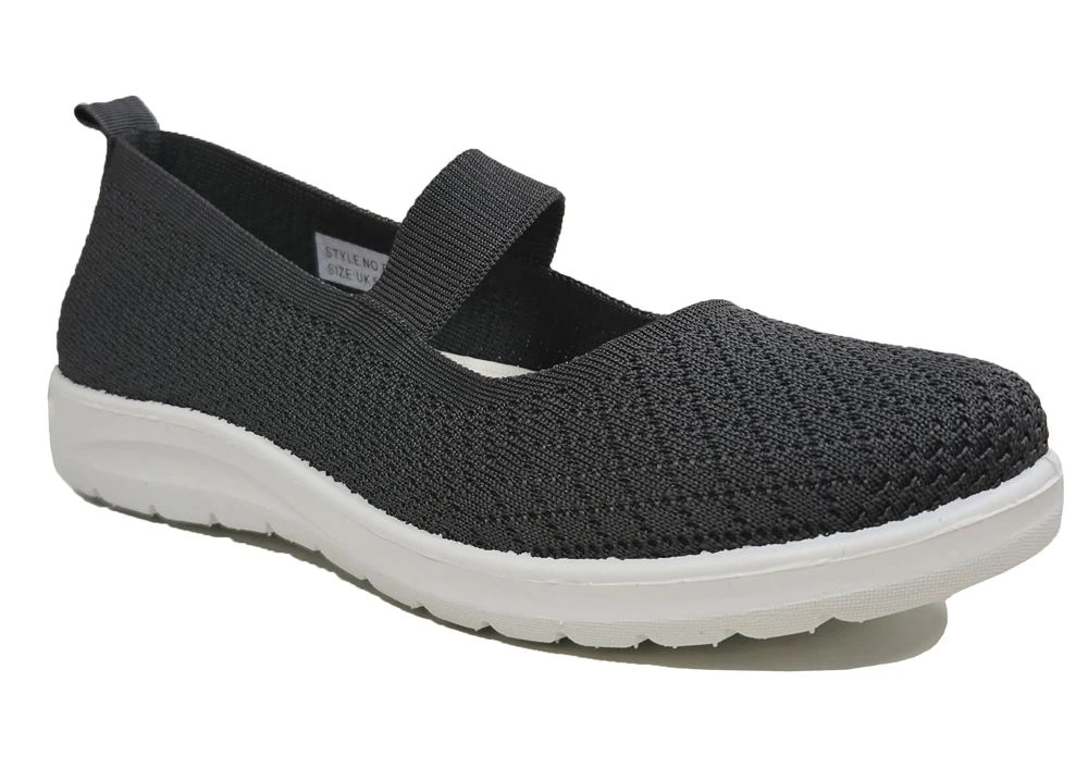 Dr Keller Slip On Shoes Womens Stretch Pumps Lightweight Shoes Size 3 4 5 6 7 8 Grey 2 Dr Keller Slip On Shoes Womens Stretch Pumps Lightweight Shoes Size 3 4 5 6 7 8 Grey - Image 2