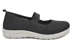 Dr Keller Slip On Shoes Womens Stretch Pumps Lightweight Shoes Size 3 4 5 6 7 8 Grey