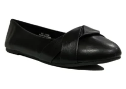 Krush Casual Pumps Womens Slip On Shoes Womens School Shoes Office Shoes Size 3 4 5 6 7 8 Black