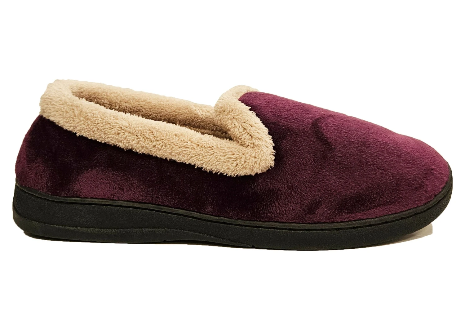 Jo & Joe Slippers Womens Slip On Slippers Warm Lined House Shoes Size 3 4 5 6 7 8 Plum 1 Jo & Joe Slippers Womens Slip On Slippers Warm Lined House Shoes Size 3 4 5 6 7 8 Plum