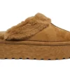 Truffle Mini Mule Platform Trending Slippers Ladies Fashion House Shoes Size 3 4 5 6 7 8 Tan