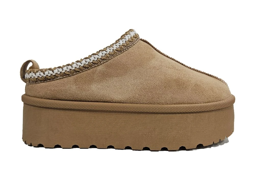 Truffle Platform Mini Mules Ladies Trending Christmas Slippers 3 4 5 6 7 8 Brown 2 Truffle Platform Mini Mules Ladies Trending Christmas Slippers 3 4 5 6 7 8 Brown - Image 2