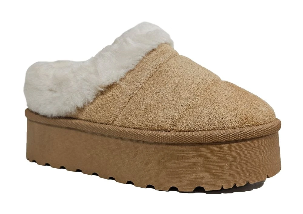 Truffle Platform Mini Mules Ladies Trending Cosy Shoes Slippers 3 4 5 6 7 8 Beige 1 Truffle Platform Mini Mules Ladies Trending Cosy Shoes Slippers 3 4 5 6 7 8 Beige