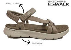 Skechers Go Walk Flex Sandals Womens Comfort Sandals Holiday Shop Size 3 4 5 6 7 8 -Win Boots Store f10402tp3
