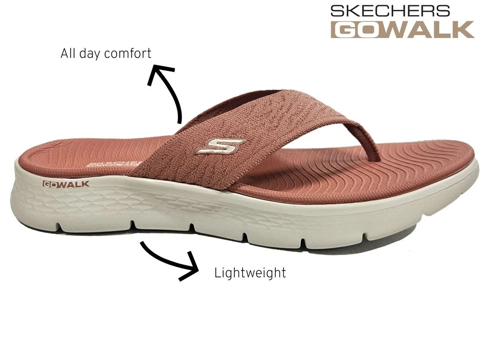 Skechers Go Walk Flex Splendor Sandals Womens Comfort Sandals Holiday Shop Size 3 4 5 6 7 8 3 Skechers Go Walk Flex Splendor Sandals Womens Comfort Sandals Holiday Shop Size 3 4 5 6 7 8 - Image 3