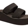 Truffle Wedge Fashion Sandals Womens Slip On Platform Fashion Sliders 3 4 5 6 7 8