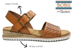 Skechers Bobs Desert Kiss Sandals Womens Memory Foam Sandals Holiday Shop 3 4 5 6 7 8 -Win Boots Store f10427b3