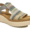 Rieker Wedge Sandals Womens Summer Fashion Wedge Shoes Size 3 4 5 6 7 8
