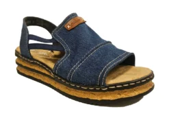 Rieker Low Wedge Sandals Womens Summer Fashion Holiday Sandals Size 3 4 5 6 7 8