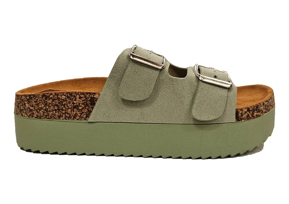 Ladies Platform Buckle Sandals Womens Fashion Pool Slides Size 3 4 5 6 7 8 2 Ladies Platform Buckle Sandals Womens Fashion Pool Slides Size 3 4 5 6 7 8 - Image 2