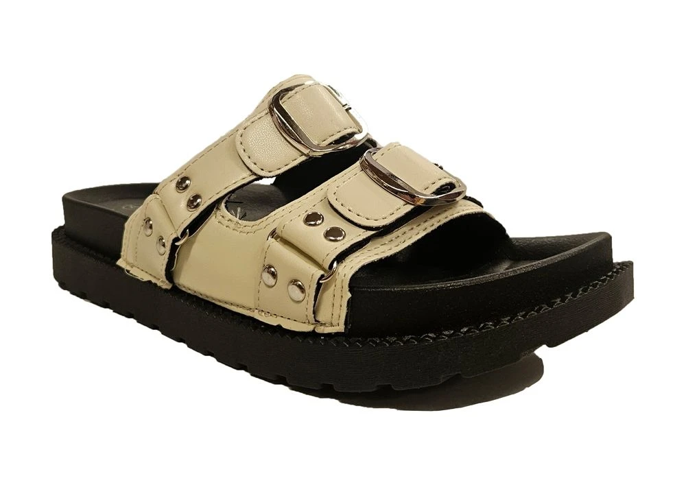 Ladies Fashion Sliders Studded Sandals Womens Pool Sliders Holiday Shop UK Size 1 Ladies Fashion Sliders Studded Sandals Womens Pool Sliders Holiday Shop UK Size