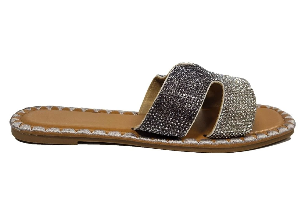 Ladies Fashion Sliders Jewelled Sandals Womens Pool Sliders Holiday Shop UK Size 1 Ladies Fashion Sliders Jewelled Sandals Womens Pool Sliders Holiday Shop UK Size