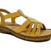Rieker Antistress Sandal Womens Low Wedge Stretch Summer Sandals Size 3 4 5 6 7 8