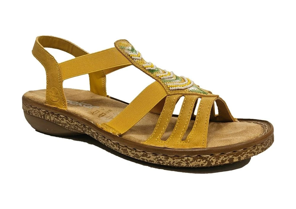 Rieker Antistress Sandal Womens Low Wedge Stretch Summer Sandals Size 3 4 5 6 7 8 1 Rieker Antistress Sandal Womens Low Wedge Stretch Summer Sandals Size 3 4 5 6 7 8
