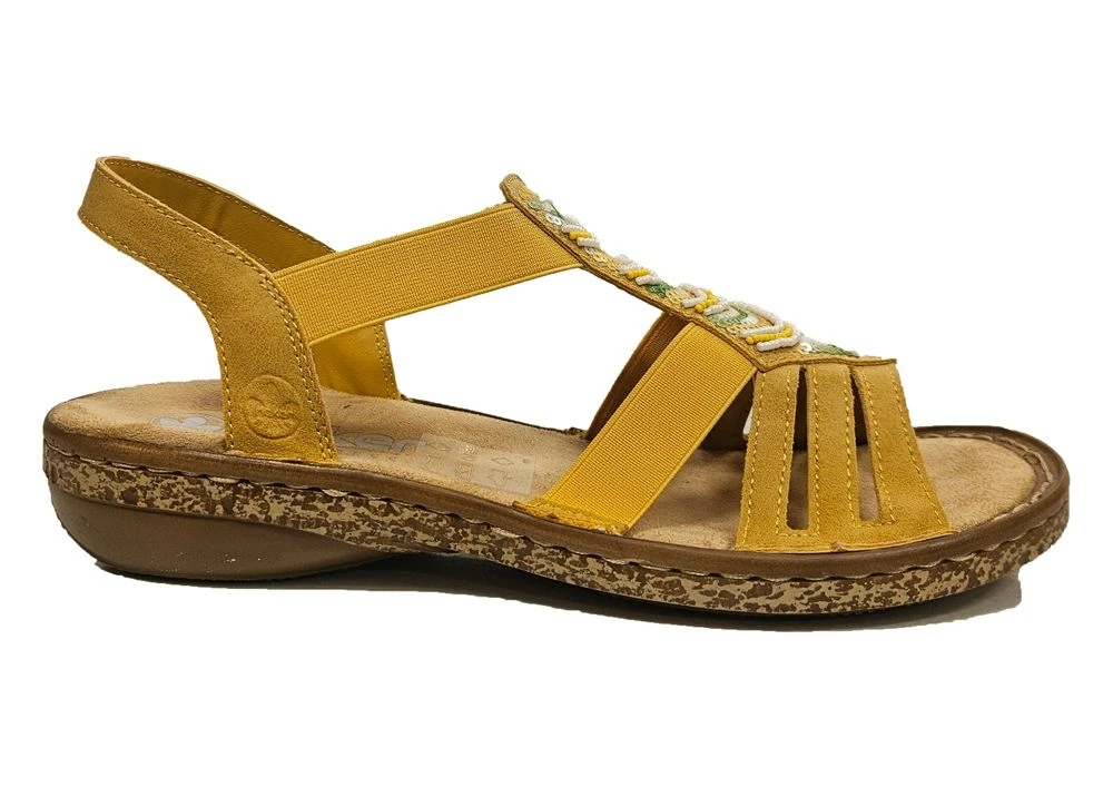 Rieker Antistress Sandal Womens Low Wedge Stretch Summer Sandals Size 3 4 5 6 7 8 2 Rieker Antistress Sandal Womens Low Wedge Stretch Summer Sandals Size 3 4 5 6 7 8 - Image 2