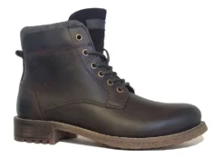 Roamers Mens Brown Waxy Leather Boots Mens Ankle Boots Shoe Size 7 8 9 10 11 12