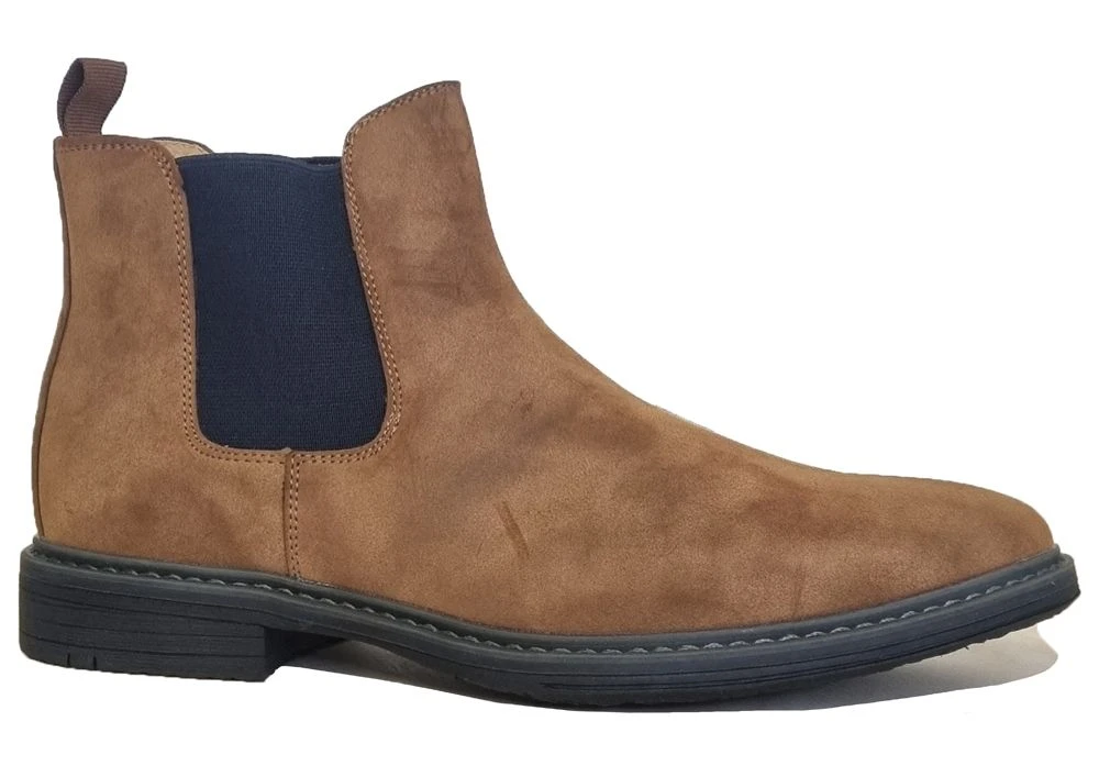 Mens Pull On Chelsea Boots Tan Smart Casual Boots Shoe Size 7 8 9 10 11 12 1 Mens Pull On Chelsea Boots Tan Smart Casual Boots Shoe Size 7 8 9 10 11 12