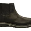 Timberland Larchmont Rust Boots Mens Full Grain Chelsea Boots Size 7 8 9 10 11 12 Black