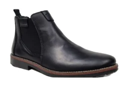 Rieker Fleece Lined Chelsea Boots Mens Low Heel Chelsea Ankle Boot Size 7 8 9 10 11 12