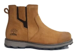 Woodland Boots Mens Leather Comfortable Ankle Boots Size 7 8 9 10 11 12 NEW