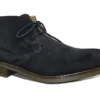 Roamers Suede Chukka Boots Mens Low Heel Lace Up Ankle Boots Size 7 8 9 10 11 12 Navy