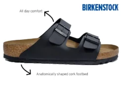 Birkenstock Arizona Sandal Mens Black Buckle Summer Footbed Sandals Size 7 8 9 10 11 12 Black -Win Boots Store g1660a3