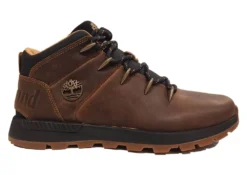 Timberland Sprint Trekker Boots Mens Leather Lace Up Trainer Boots Size 7 8 9 10 11 12 Brown