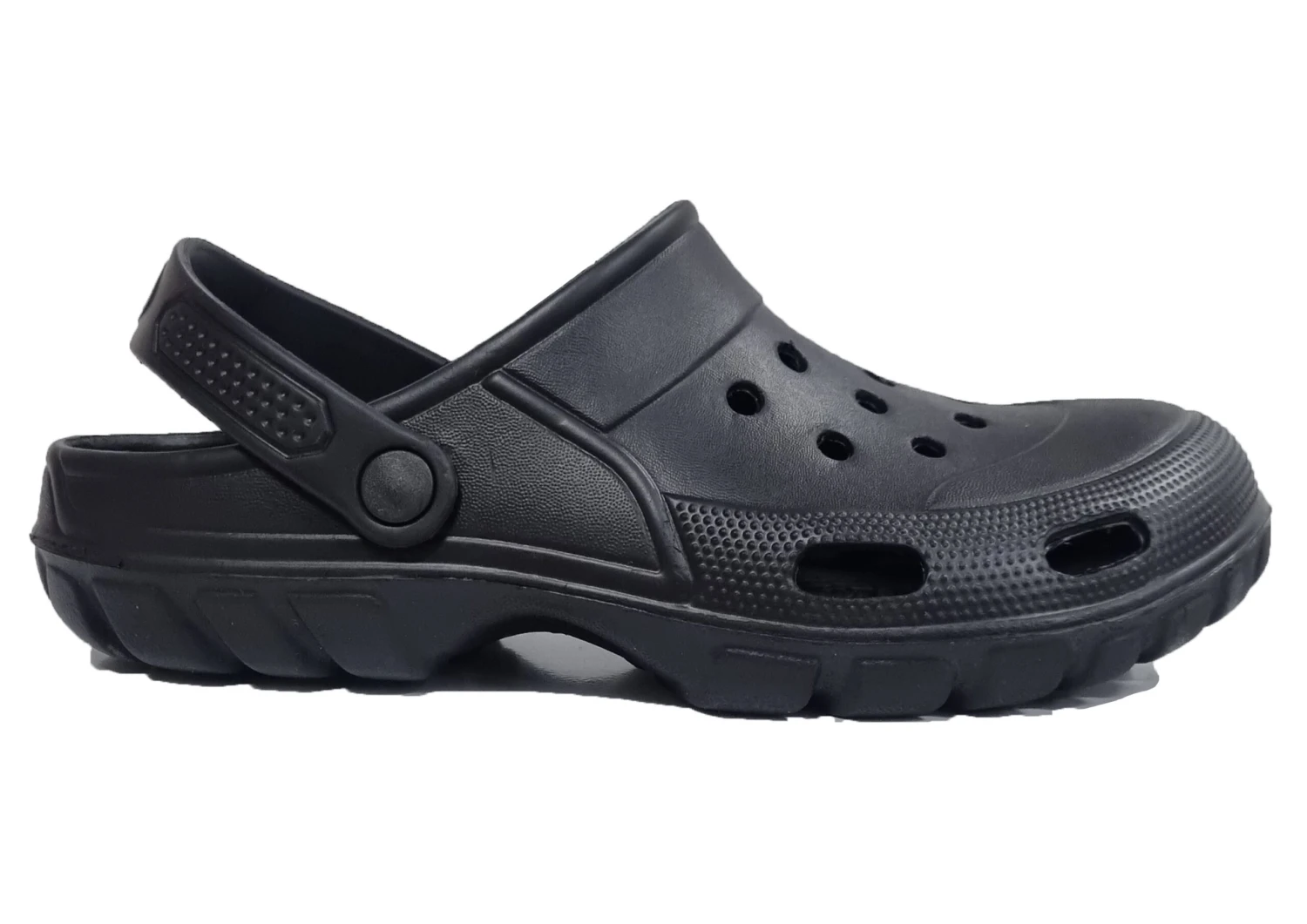 Urban Jacks Mambo Clogs Mens Slip On Clogs Beach Shoes Waterproof Sandals Size 7 8 9 10 11 12 Black 2 Urban Jacks Mambo Clogs Mens Slip On Clogs Beach Shoes Waterproof Sandals Size 7 8 9 10 11 12 Black - Image 2