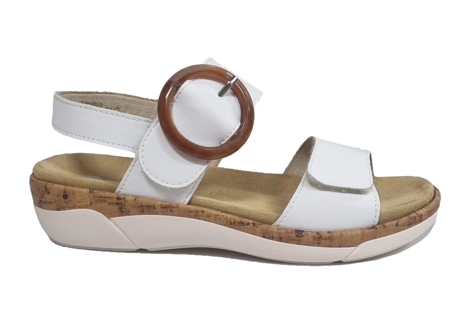 Remonte Low Wedge Sandals Womens Easy Fasten Comfort Summer Sandals Size 3 4 5 6 7 8 2 Remonte Low Wedge Sandals Womens Easy Fasten Comfort Summer Sandals Size 3 4 5 6 7 8 - Image 2