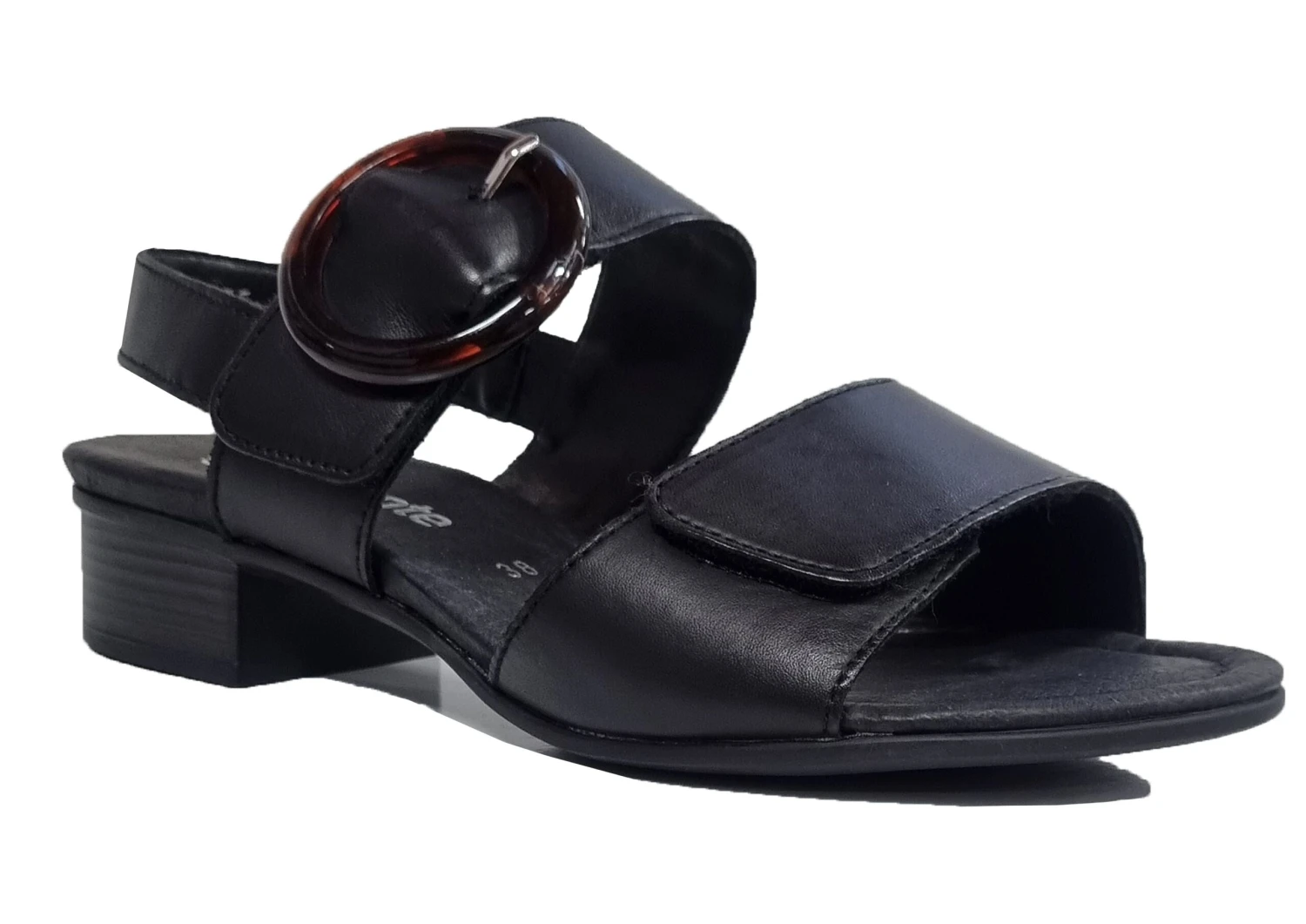 Remonte Low Heel Sandals Womens Easy Fasten Summer Sandals Size 3 4 5 6 7 8 Black 1 Remonte Low Heel Sandals Womens Easy Fasten Summer Sandals Size 3 4 5 6 7 8 Black