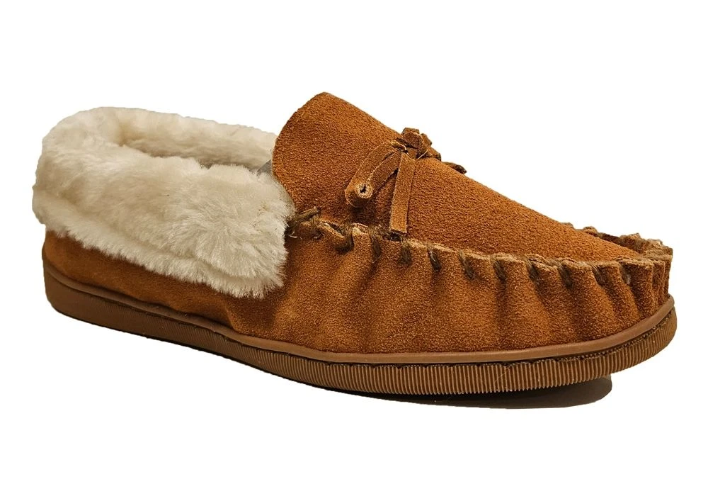 Jo & Joe Slippers Womens Slip On Slippers Warm Suede House Shoes Size 3 4 5 6 7 8 Tan 2 Jo & Joe Slippers Womens Slip On Slippers Warm Suede House Shoes Size 3 4 5 6 7 8 Tan - Image 2