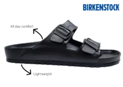 Birkenstock Arizona Eva Sandals Mens Black Double Strap Summer Shoes 7 8 9 10 11 12 13 Black -Win Boots Store m10011a3 scaled