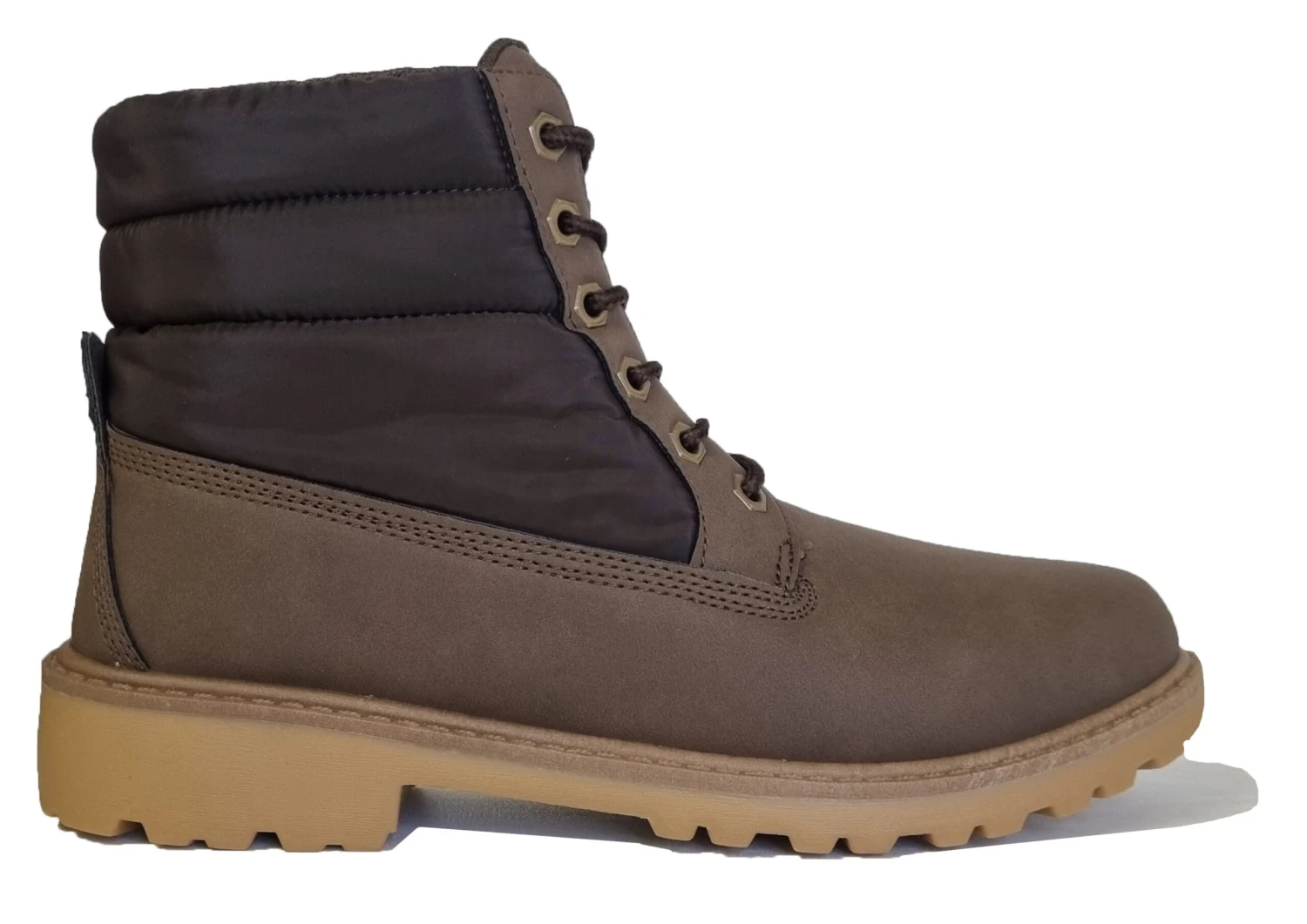 Mens Ankle Boots Lace Up Brown Padded Collar Casual Boots Size UK Fashion 1 Mens Ankle Boots Lace Up Brown Padded Collar Casual Boots Size UK Fashion