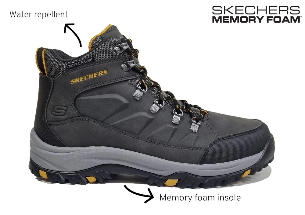 Skechers Relment Dagget Boots Mens Walking Boots Shoe Size 7 8 9 10 11 12 NEW 3 Skechers Relment Dagget Boots Mens Walking Boots Shoe Size 7 8 9 10 11 12 NEW - Image 3