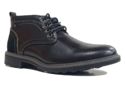 Mens Formal Lace Up Boots Black Mens Casual Chukka Boots Size 7 8 9 10 11 12 NEW