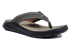 Skechers Sargo Point Vista Sandals Mens Slip On Sandals Mens Flip Flops Size 7 8 9 10 11 12 Brown
