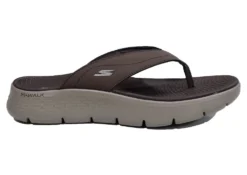 Skechers Go Walk Flex Sandals Mens Comfort Slip On Sandals Size 7 8 9 10 11 12 Brown