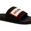 Hunter Neo Sliders Mens Flat Summer Sandals Pool Slides Size 7 8 9 10 11 12 Black